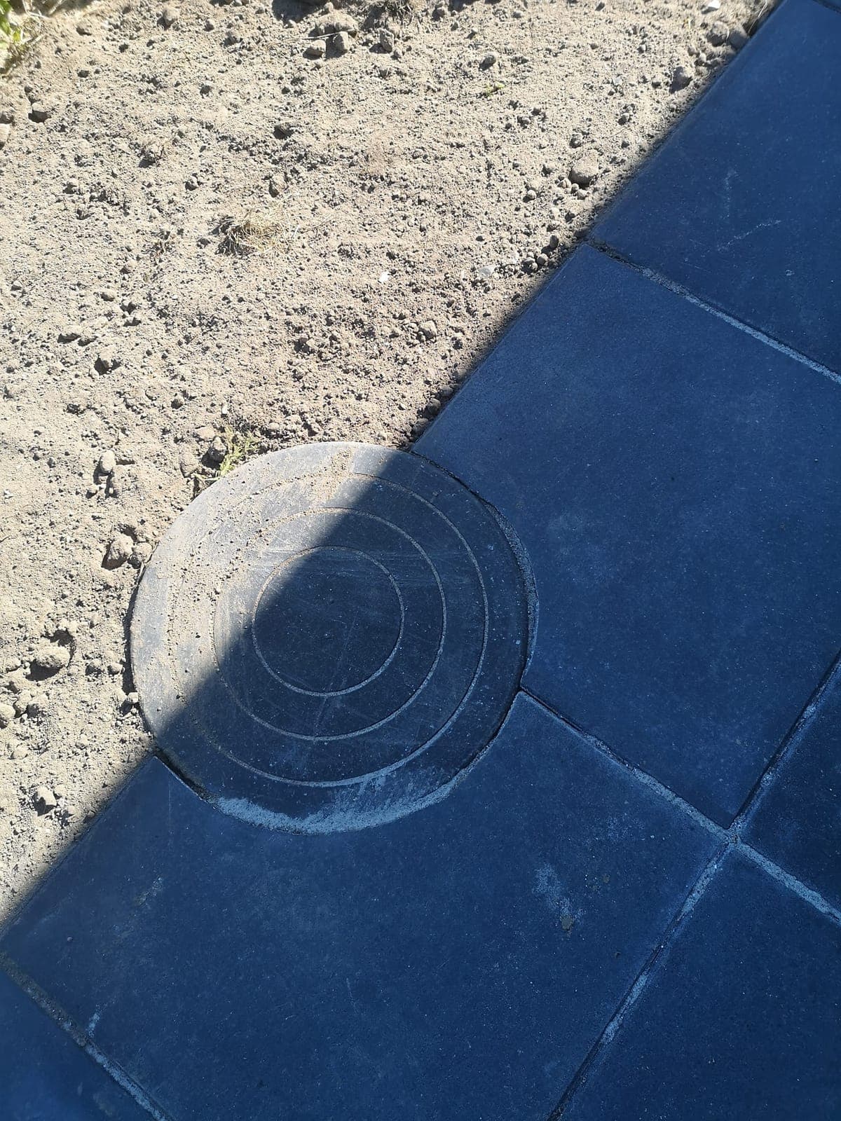 Flisebelægning med afvanding